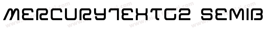 MercuryTextG2 Semibold Pro Web字体转换